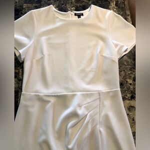 Express White Short Sleeve Cocktail Dress